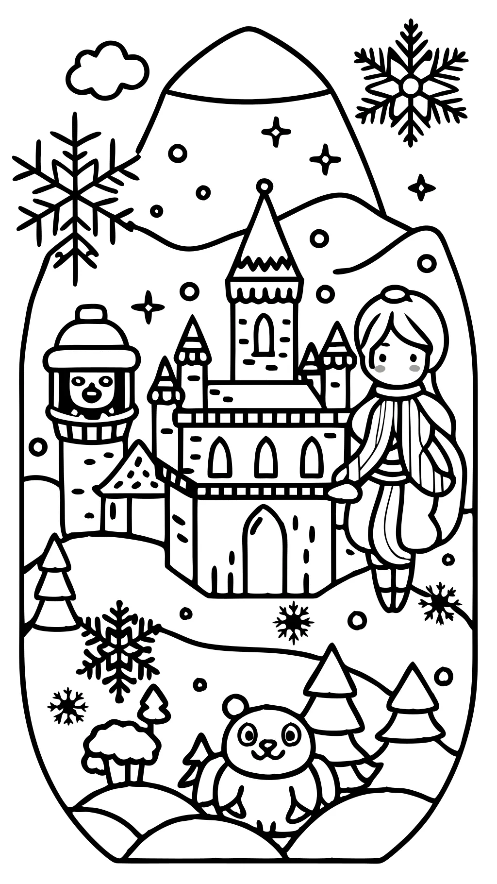 frozen free printable coloring pages